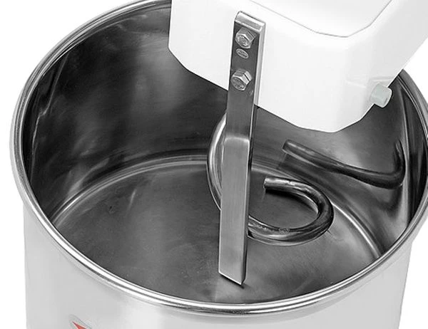 Teigknetmaschine - 22 Liter / 18 Kg - 2 Geschwindigkeiten -Kessel Abnehmbar Und Rührwerk Aufklappbar 8 Teigknetmaschine - 22 Liter / 18 Kg - 2 Geschwindigkeiten -Kessel Abnehmbar Und Rührwerk Aufklappbar – Bild 8
