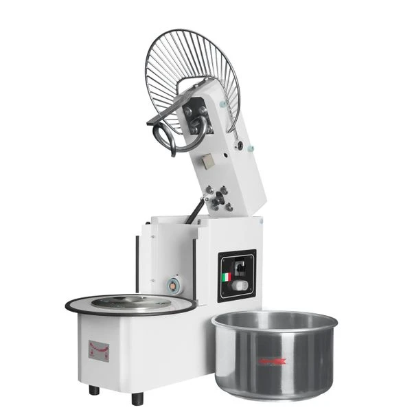 Teigknetmaschine - 22 Liter / 18 Kg - 2 Geschwindigkeiten -Kessel Abnehmbar Und Rührwerk Aufklappbar 3 Teigknetmaschine - 22 Liter / 18 Kg - 2 Geschwindigkeiten -Kessel Abnehmbar Und Rührwerk Aufklappbar – Bild 3