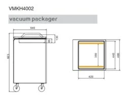 Kammer-Vakuumiergerät - 20m³/h - 900 Watt -Küchengerätegeschäft 636846186952975368 557f