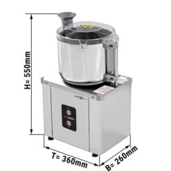 Vegetarischer Cutter - 8 Liter - 370 Watt - 230 Volt - 1400 Rpm