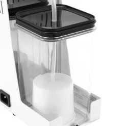Professioneller Milchschäumer - Weiß - 1,5 Liter -Küchengerätegeschäft Cappuccino Detail behaelter 2572