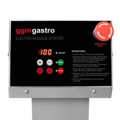 Elektrischer Wurstfüller - 12 Liter - 180 Watt - Edelstahl -Küchengerätegeschäft EWFMH12 detail display a3fa