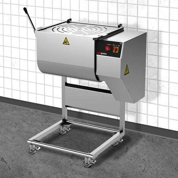 Elektrischer Fleischmischer - 135 Liter - 100 Kg - 1,5 KW - 2 Messer 3 Elektrischer Fleischmischer - 135 Liter - 100 Kg - 1,5 KW - 2 Messer – Bild 3