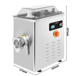 Elektrischer Fleischwolf - 400kg/h - 1,5 KW - 1400rpm