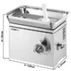 Elektrischer Fleischwolf - 350kg/h - 1,1 KW - Mit Kühlung