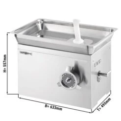 Elektrischer Fleischwolf - 650kg/h - 1,8 KW