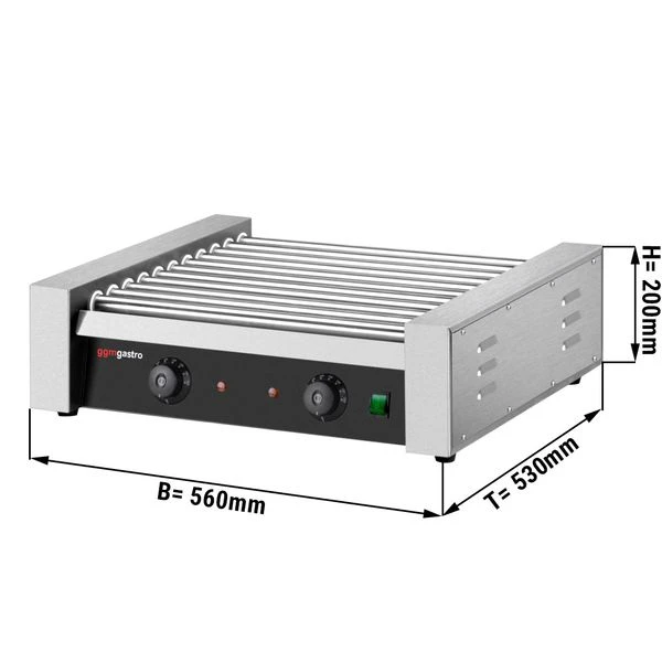 Würstchengrill - Mit 11 Rollen 1 Würstchengrill - Mit 11 Rollen