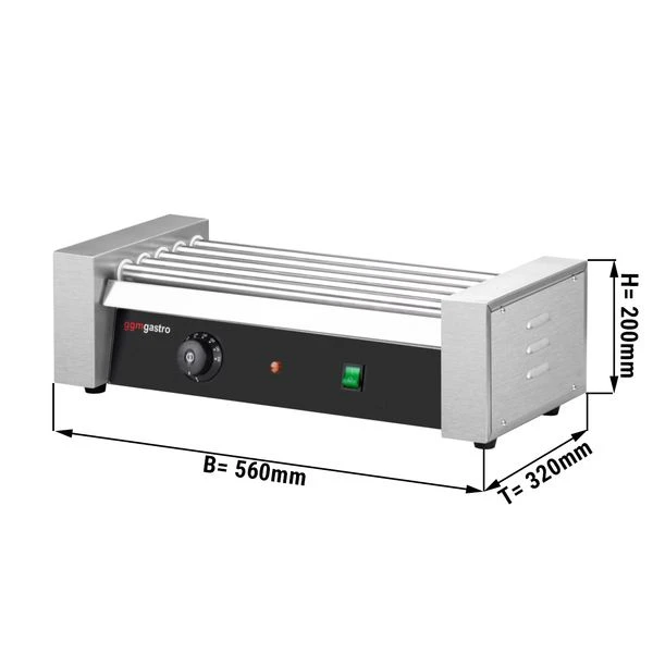 Würstchengrill - Mit 5 Rollen 1 Würstchengrill - Mit 5 Rollen