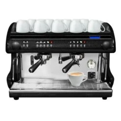 Siebträger-/ Espressomaschine - 2 Gruppig - Schwarz -Küchengerätegeschäft KC2S coffee cups ebc3