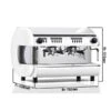 Siebträger-/ Espressomaschine - 2 Gruppig - Weiß