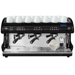 Siebträger-/ Espressomaschine - 3 Gruppig - Schwarz -Küchengerätegeschäft KC3S coffee cups c561