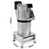 ElektrischerKartoffelschäler Mit Filter - 400 Kg/h - 750 Watt - 380 Volt
