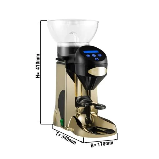 Kaffeemühle - Gold - 1kg - 275 Watt - 77dB -Küchengerätegeschäft MC1T GOLD masse 6717