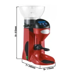 Kaffeemühle - Rot - 1kg - 275 Watt - 77dB