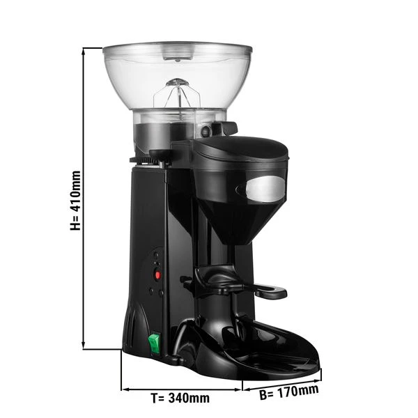 Kaffeemühle - Schwarz - 1kg - 270 Watt - 77dB 1 Kaffeemühle - Schwarz - 1kg - 270 Watt - 77dB