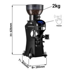 Kaffeemühle - Schwarz - Touch - 2kg - 356 Watt - 45dB