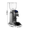 Kaffeemühle - Grau - 2kg - 356 Watt - 77dB