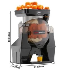 Elektrische Orangenpresse - Silber - Manuelle Zufuhr