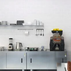 Elektrische Fruchtsaftpresse - Silber - Manuelle Zufuhr -Küchengerätegeschäft OBZ Big silver room 7445