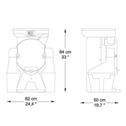 Elektrische Orangenpresse - Orange - Manuelle Zufuhr - Inkl. Regulierbarem Ablasshahn -Küchengerätegeschäft OBZ basic drawing 93d8 4