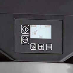 Elektrische Orangenpresse - Silber - Automatische Zufuhr -Küchengerätegeschäft OBZ detail display silver 84a8