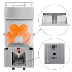 Elektrische Orangenpresse - Edelstahl -Küchengerätegeschäft OPB20E vorne anpassung c8ba 1