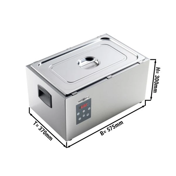 Softcooker Mit Statischer Wassererwärmung - GN 1/1 | Sous-Vide | Wasserbad | Garer 1 Softcooker Mit Statischer Wassererwärmung - GN 1/1 | Sous-Vide | Wasserbad | Garer
