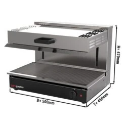 Elektro Pita Ofen/ Salamander SPEZIAL - 1,7 KW - 230 Volt - Höhenverstellbare Heizkörper