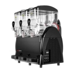 Slush-Maschine - 3x 12 Liter - Schwarz -Küchengerätegeschäft SMNC36S 3 d797