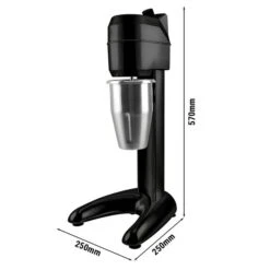 Spindelmixer - Mit 1 Rührwerk - 1000ml - 300 Watt - Schwarz