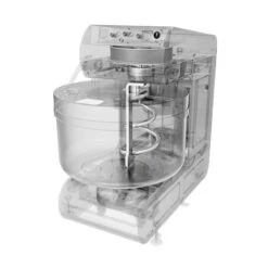 Bäckerei-Spiralteigknetmaschine - 298 Liter / 200 Kg - 2 Geschwindigkeiten - Mit Festem Kessel - 2 Motoren -Küchengerätegeschäft STKMMK200 6 e3ba