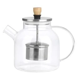 BEEM Teekanne Aus Glas - Mit Siebeinsatz - 1,5 Liter -Küchengerätegeschäft TKGSBE15 02 2bd0