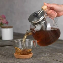 BEEM Teekanne Aus Glas - Mit Siebeinsatz - 1,5 Liter -Küchengerätegeschäft TKGSBE15 12 55ac