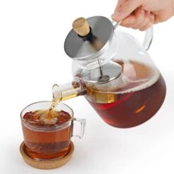 BEEM Teekanne Aus Glas - Mit Siebeinsatz - 1 Liter -Küchengerätegeschäft TKGSBE1 11 1b54