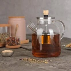 BEEM Teekanne Aus Glas - Mit Siebeinsatz - 1 Liter -Küchengerätegeschäft TKGSBE1 13 ef26