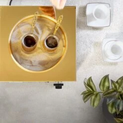 Türkischer Mokkakocher (Közde Türk Kahvesi) - Inkl. Sand -Küchengerätegeschäft TKKSRM detail inuse 5a21