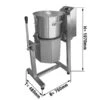 Vegetarischer/ Hummus Cutter - 20 Liter - 2,2 KW - 230 Volt