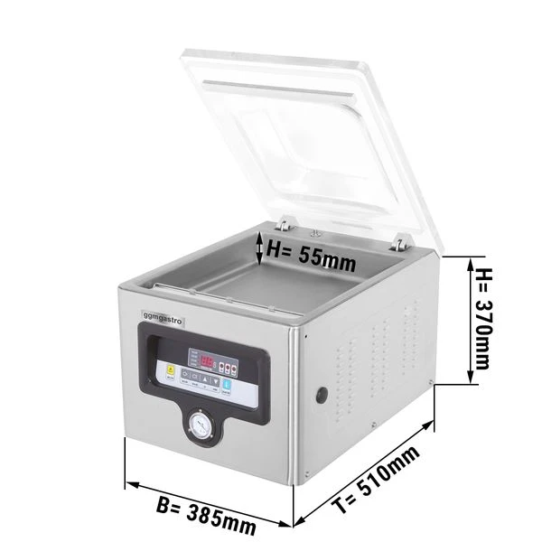 Kammer-Vakuumiergerät - 14,4m³/h - 370 Watt 1 Kammer-Vakuumiergerät - 14,4m³/h - 370 Watt