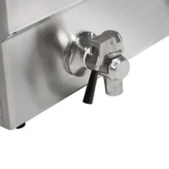 Elektro Fritteuse - 8 Liter - 3,25 KW - Mit Ablasshahn -Küchengerätegeschäft deep fryer detail drain cock 1 8b98