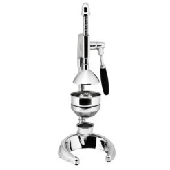 Manuelle Fruchtsaftpresse - Silber - O-Fuß - Mit Tropf-Auffangschale 6 Manuelle Fruchtsaftpresse - Silber - O-Fuß - Mit Tropf-Auffangschale -Küchengerätegeschäft fspmk a 18bb