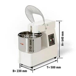 Teigknetmaschine - 15 Liter / 10 Kg - Mit Festem Kessel